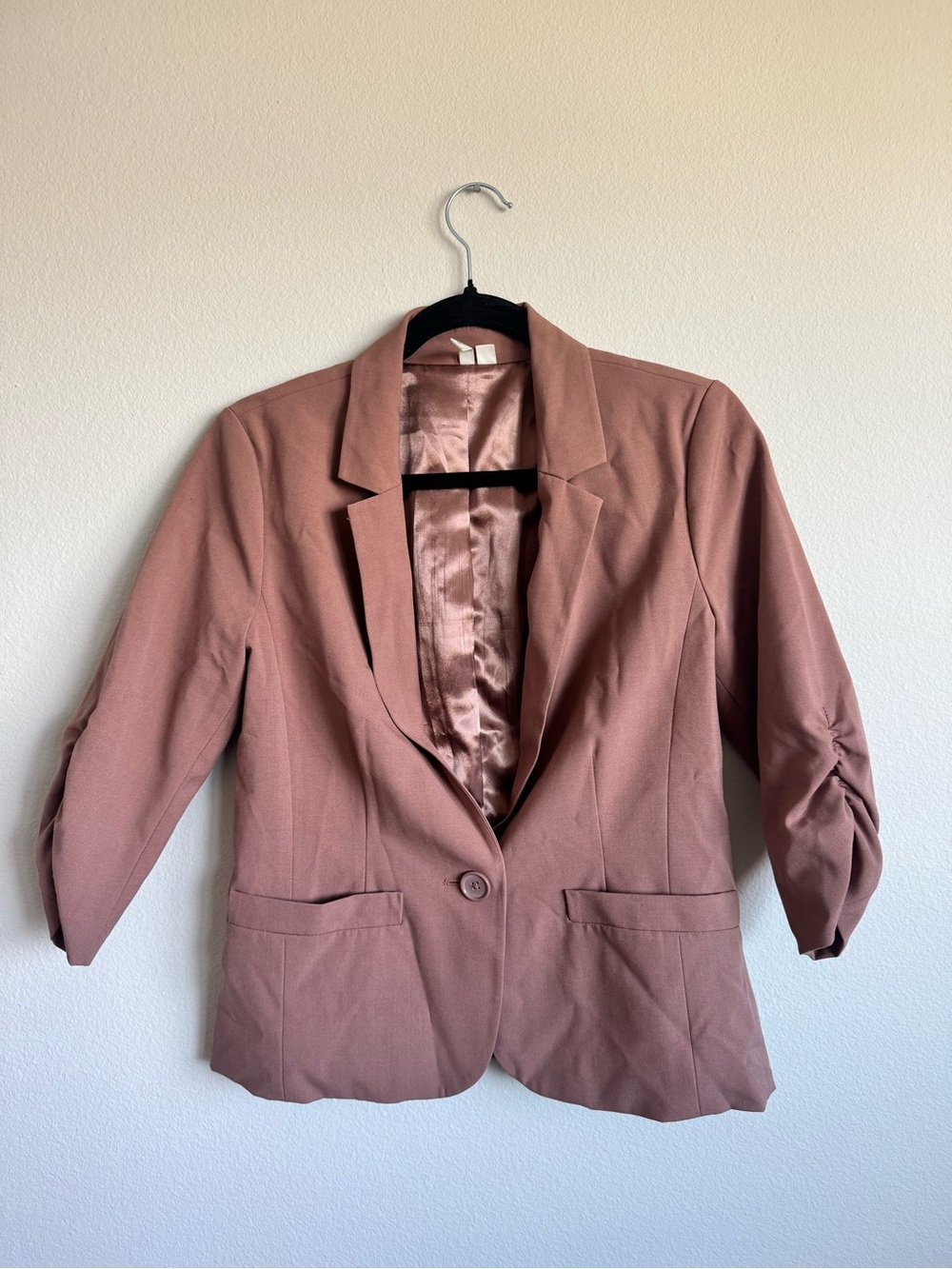 Frenchi Women’s Tailored Blazer - Dusty Rose